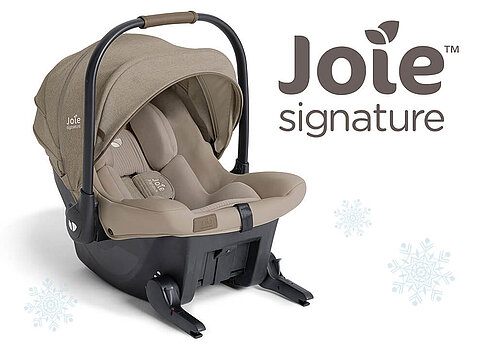 Autokindersitz Joie signature.