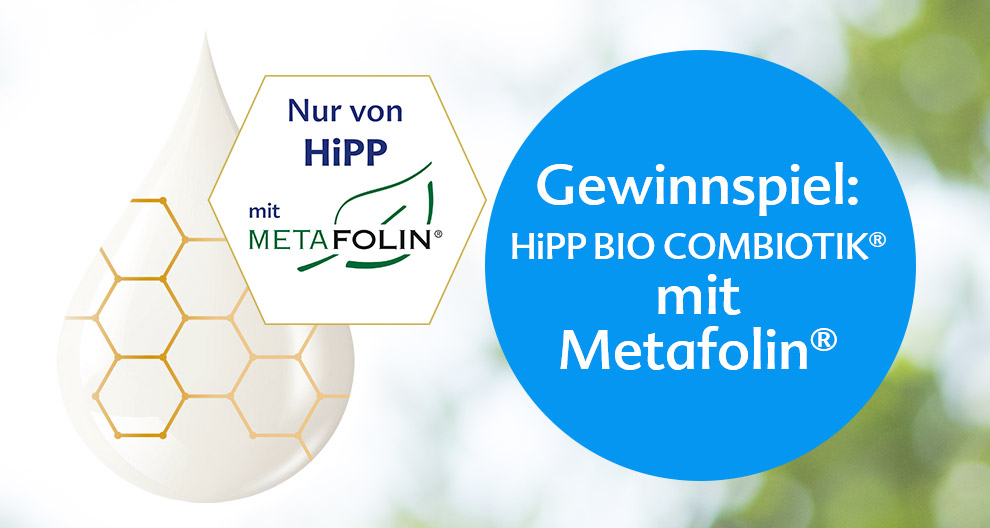 Gewinnspiel: HiPP BIO COMBIOTIK® mit Metafolin®